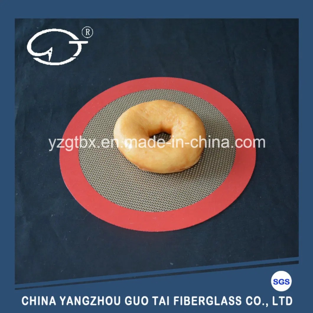 /></span><br style= 6′′ Inch Red Round Non-Stick Silicone Baking Mat