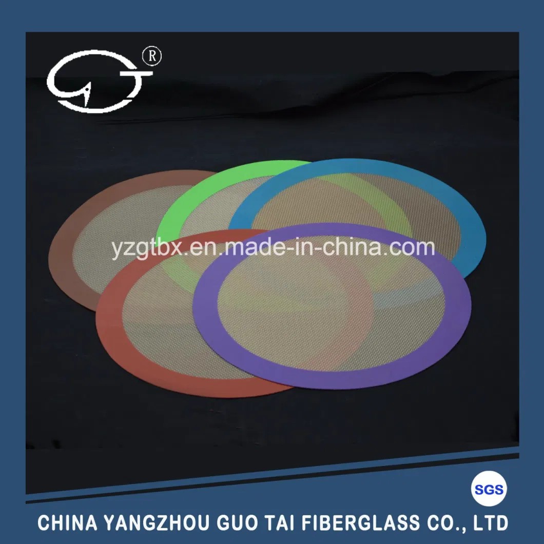 6′′ Inch Red Round Non-Stick Silicone Baking Mat