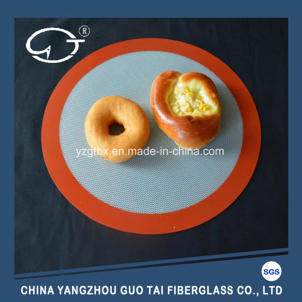 /><br style= 10′′ Inch Red Round Non-Stick Silicone Baking Mat