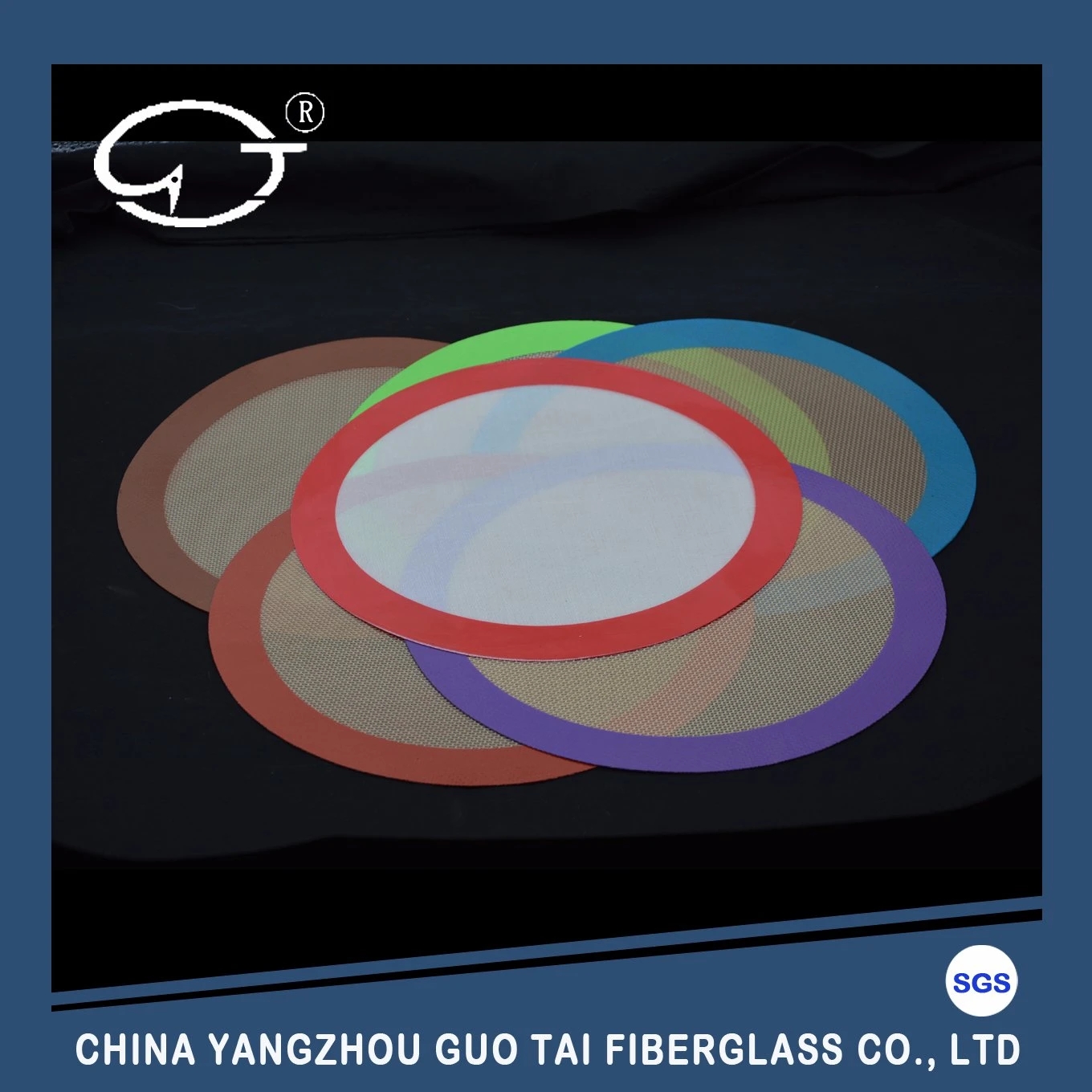 Non Stick Custom Silicone Baking Anti-Slip Pastry Circle Mat