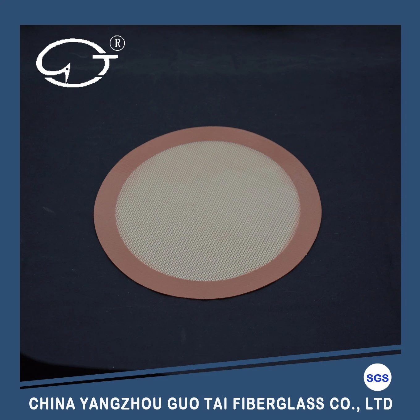 Non Stick Custom Silicone Baking Anti-Slip Pastry Circle Mat