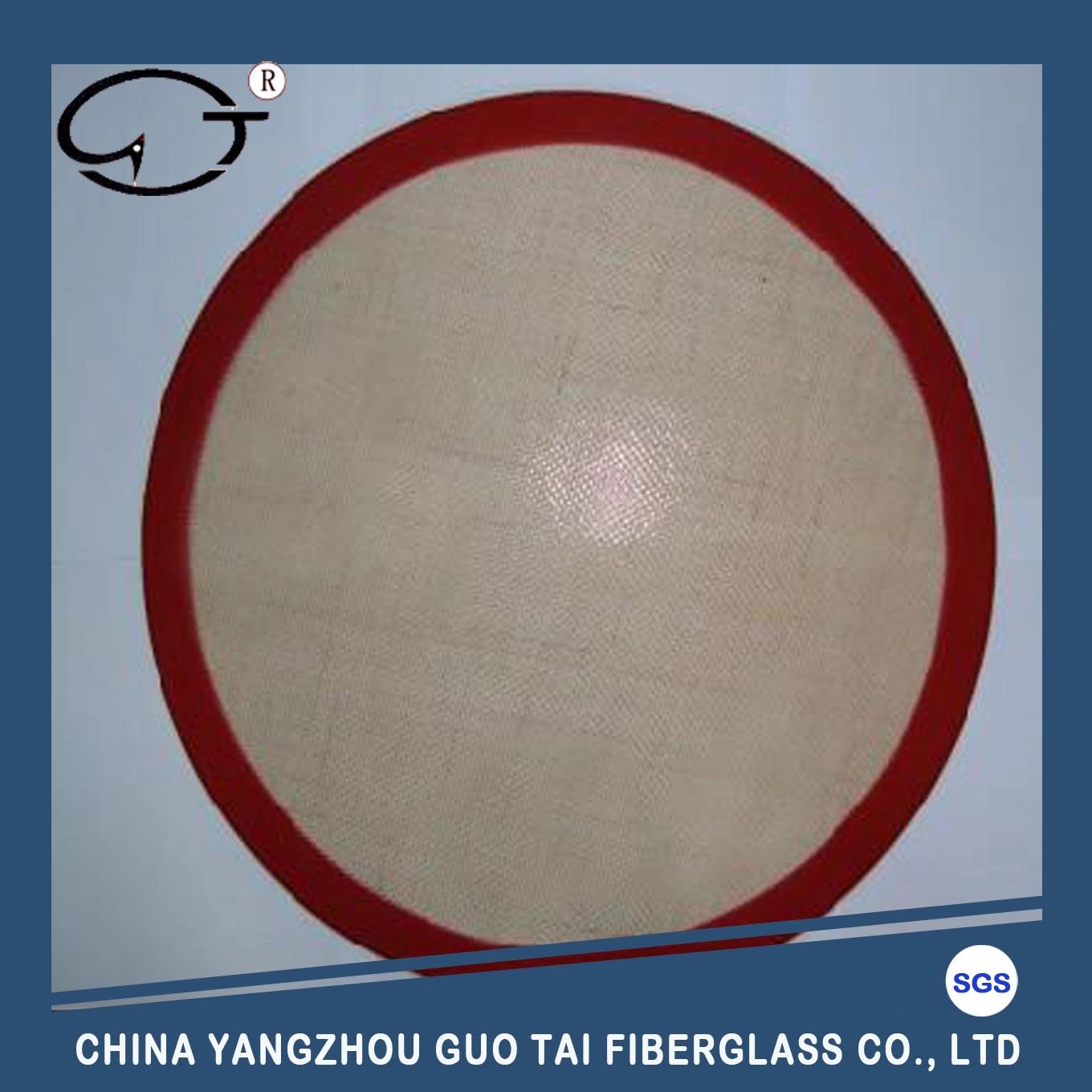 Round Silicone Bake Mat for Baking Pizza Cookie Cake