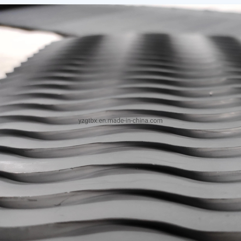 PE Slitted Roll with Undulating Rib on One Side and Mini Rib on The Other Side