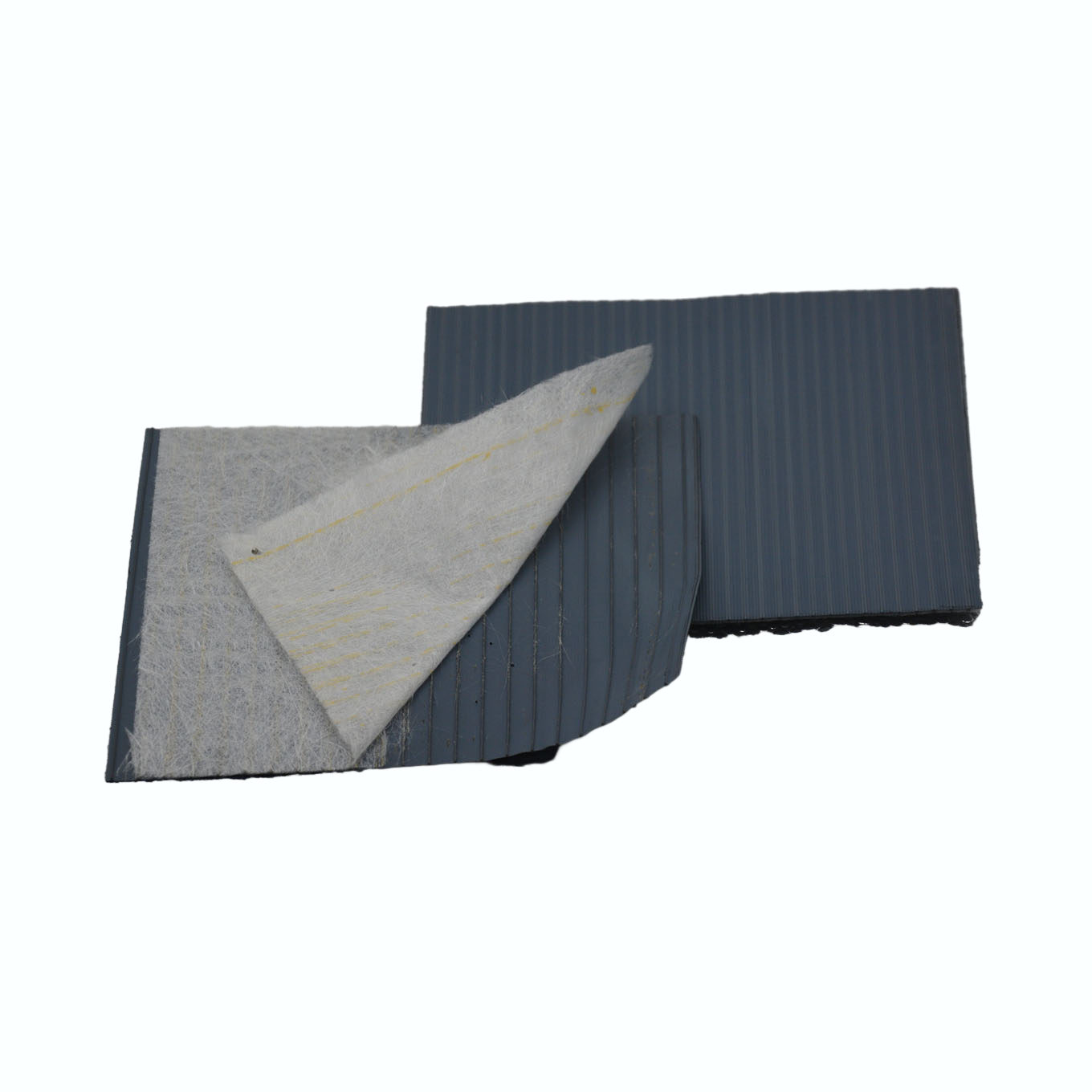 PE Slice Separator with Mat with Mini Rib on One Side and Straight Rib on The Other Side
