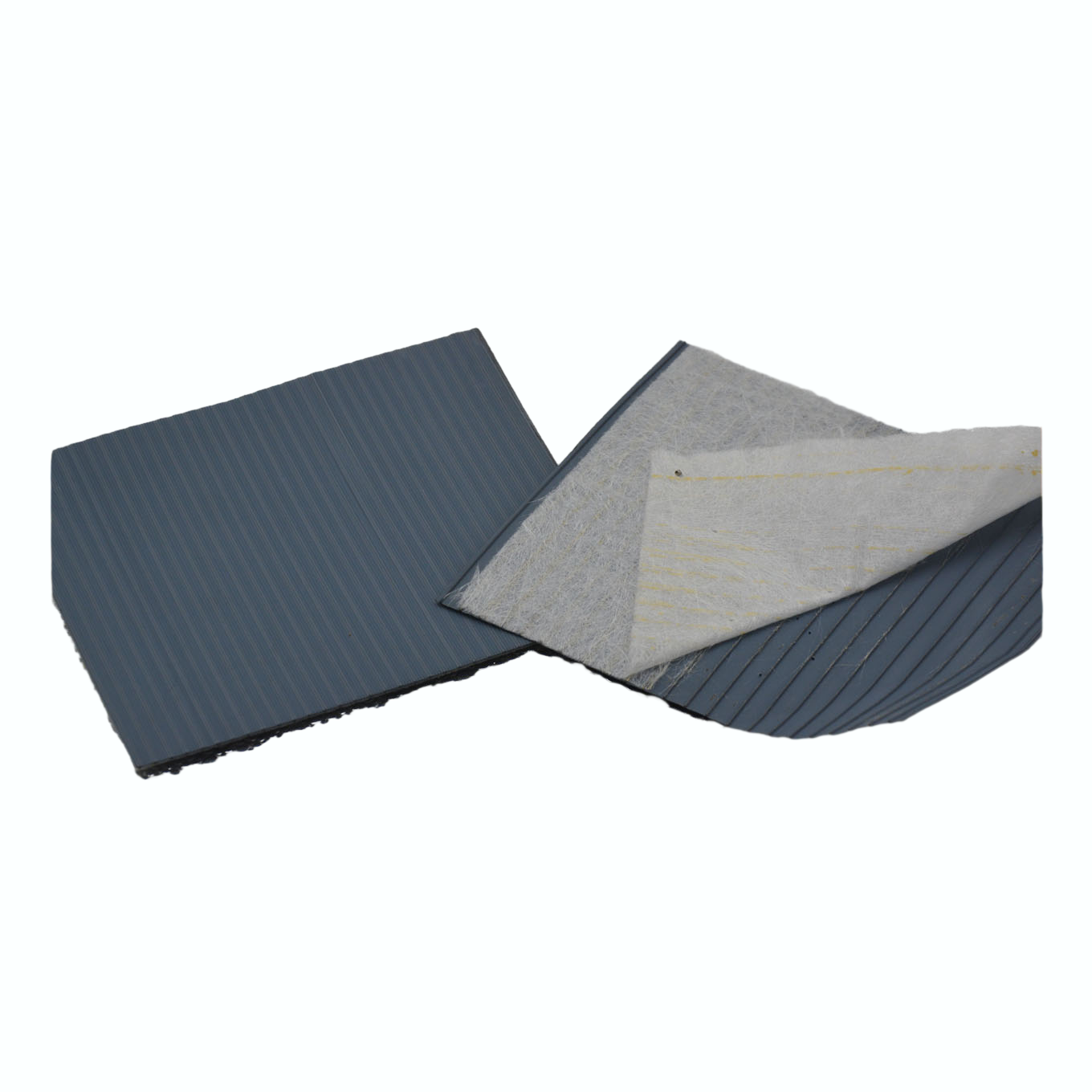 PE Slice Separator with Mat with Mini Rib on One Side and Straight Rib on The Other Side