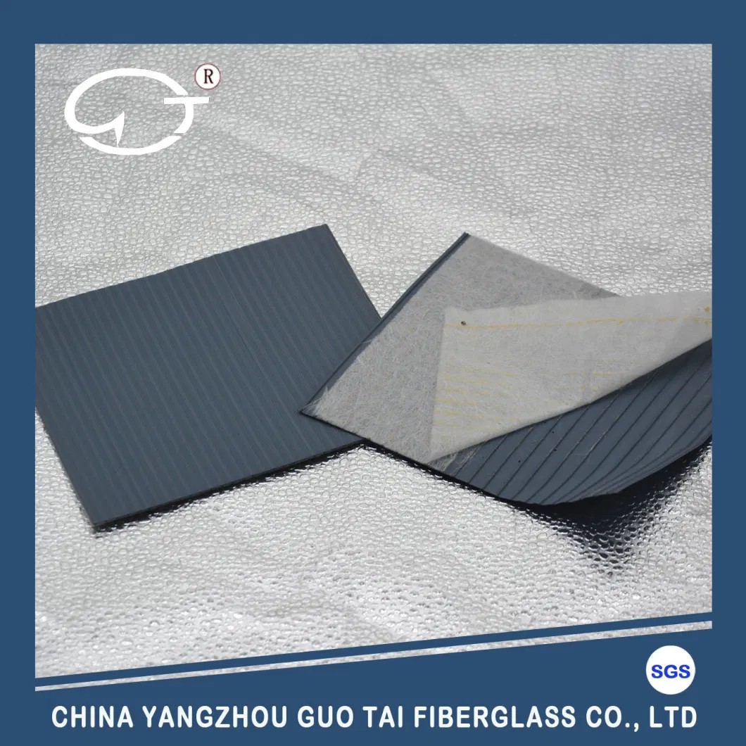 PE Slice Separator with Mat with Mini Rib on One Side and Straight Rib on The Other Side