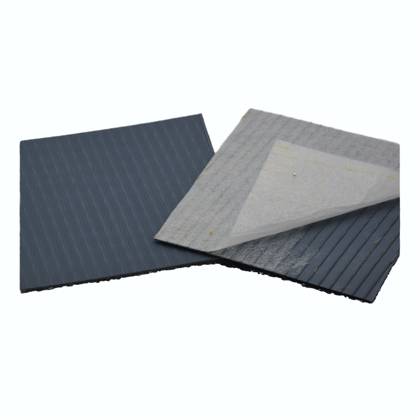 PE Slice Separator with Mat with Mini Rib on One Side and Twill Rib on The Other Side