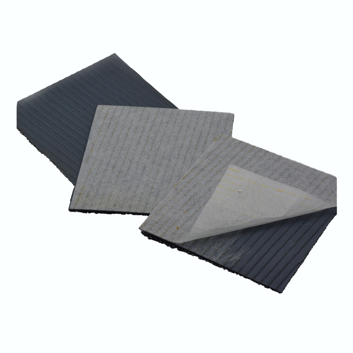 PE Slice Separator with Mat with Mini Rib on One Side and Twill Rib on The Other Side