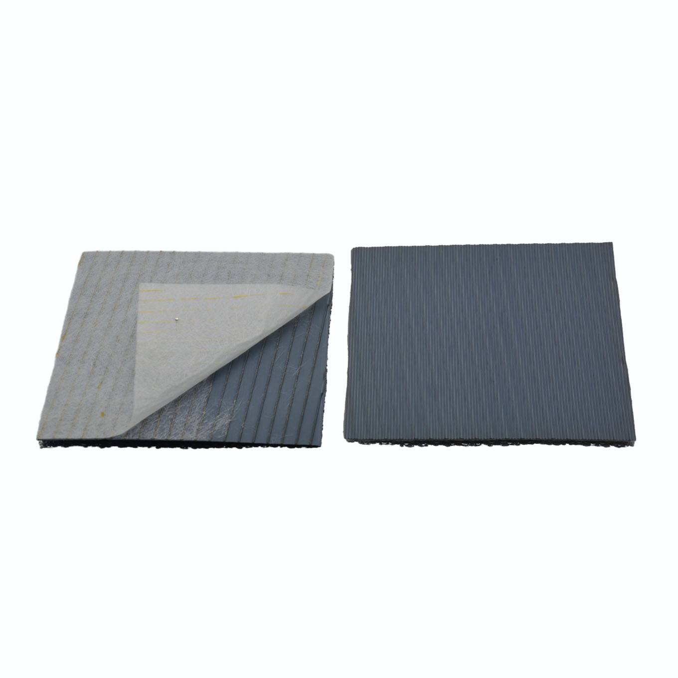 PE Slice Separator with Mat with Mini Rib on One Side and Twill Rib on The Other Side