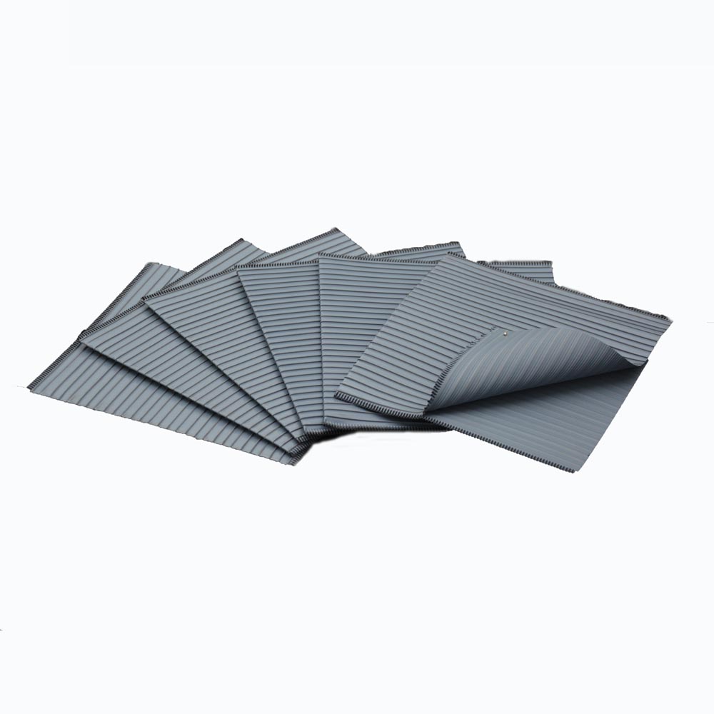 PE Envelop Separator with Straight Rib Outer and Mini Rib Inner Size 160X136X1.2mm