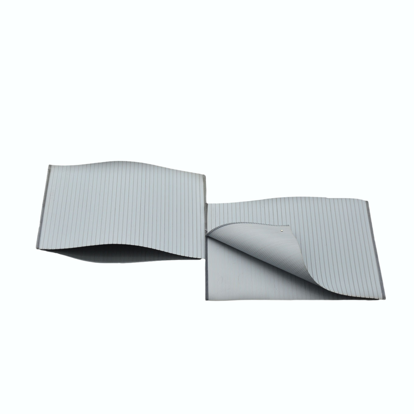 PE Envelop Separator with Straight Rib Outer and Mini Rib Inner Size 160X136X1mm