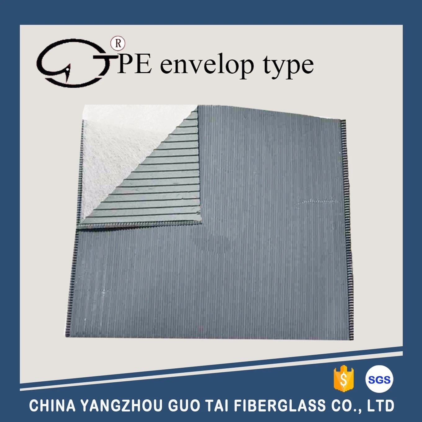PE Envelop Battery Separator with Glass Mat Inner or Outer