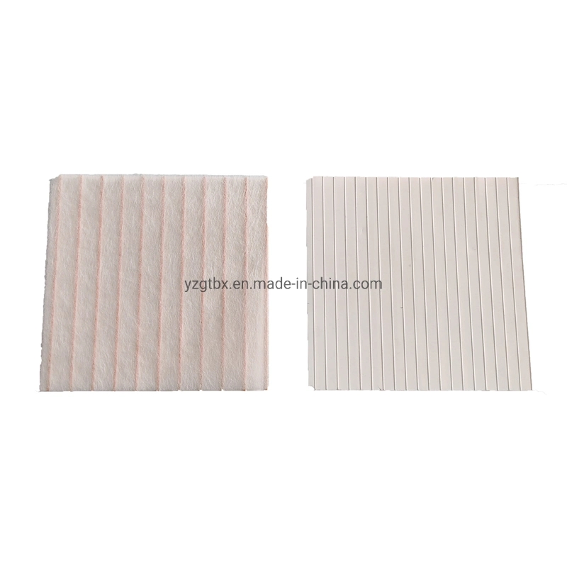 PVC Battery Separator with Mat 158X155X0.6X2.4mm (2.15mm PVC + 0.25mm MAT)