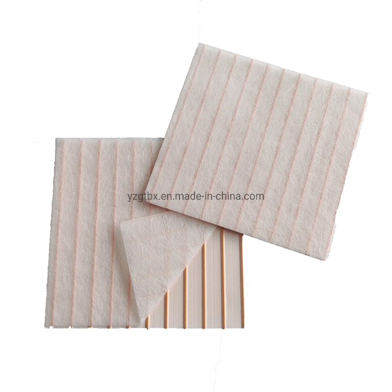 PVC Battery Separator with Mat 158X155X0.6X2.4mm (2.15mm PVC + 0.25mm MAT)