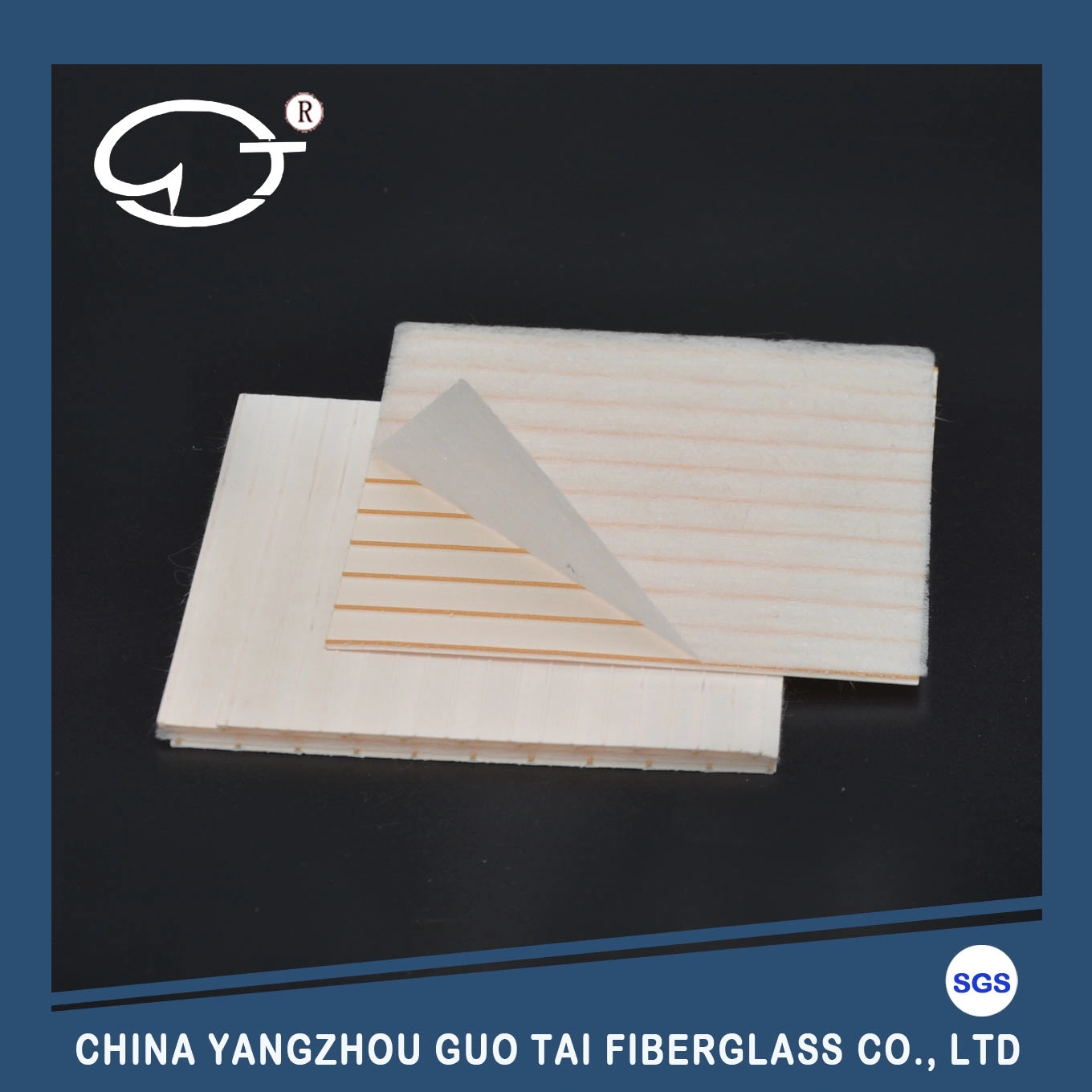 PVC Separator with Mat with Straight Rib One One Side and Mini Rib on The Other Side