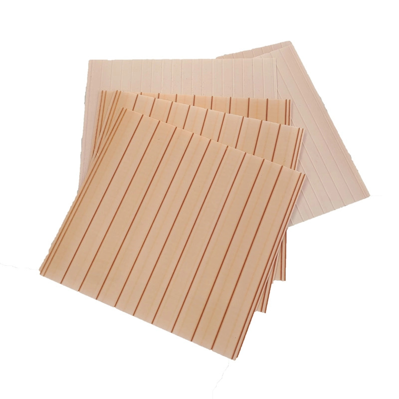 PVC Separator with Straight Rib on One Side and Mini Rib on The Other Side