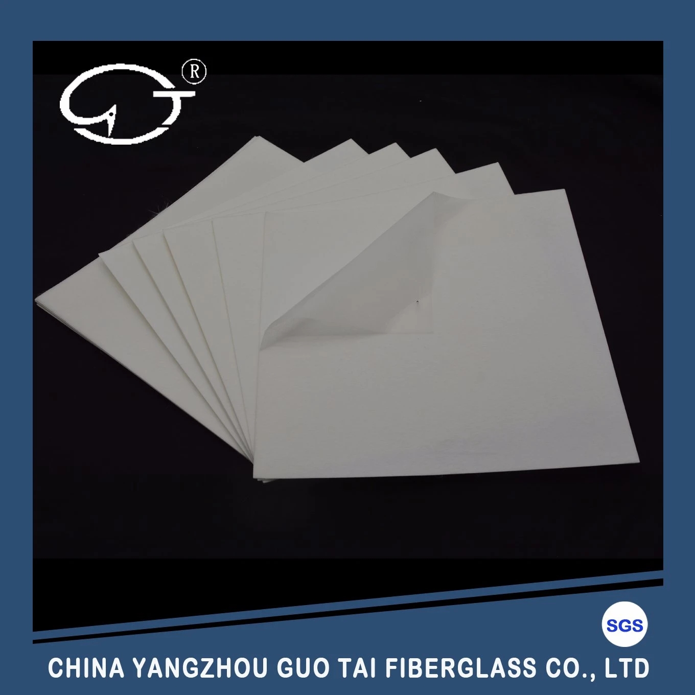 100% Sticked Composite Fiberglass Battery Separator for Lead-Acid Battery with The Size 300mm X 300mm )