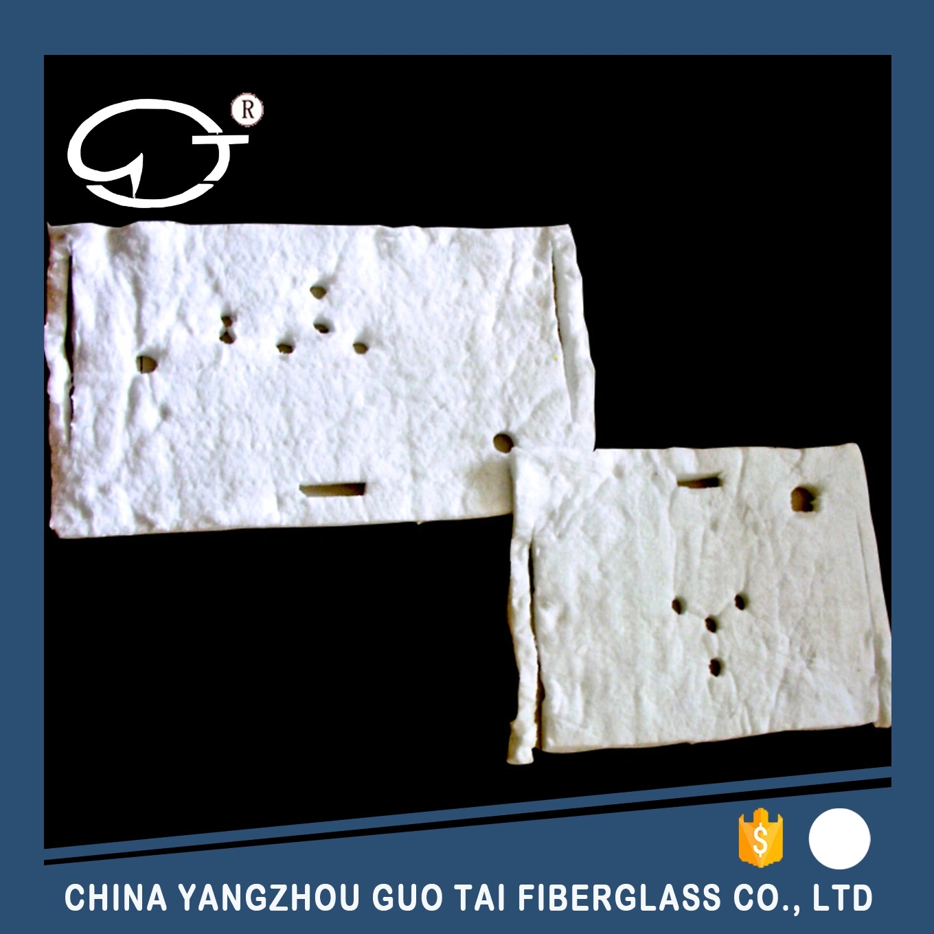 Ceramic Fiber Mat (Aluminum Silicate Fiberglass Mat)