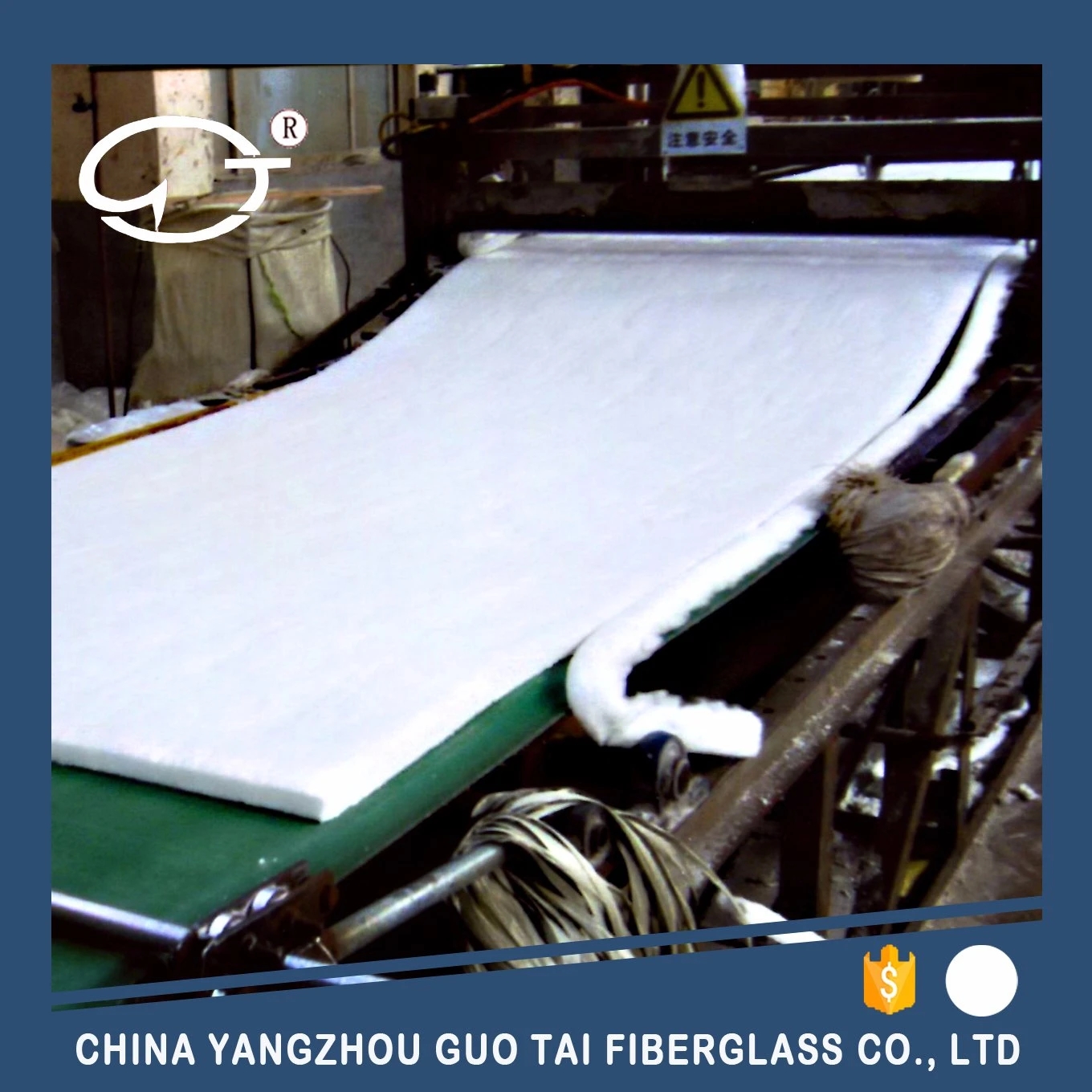 Ceramic Fiber Mat (Aluminum Silicate Fiberglass Mat)