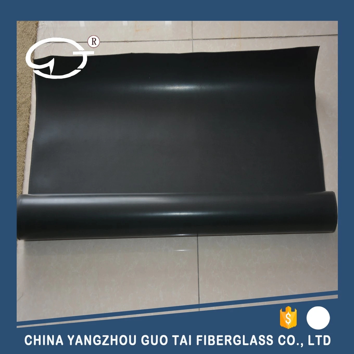 High Quality Fluorin Rubber Coated Fiberglass Fabric
