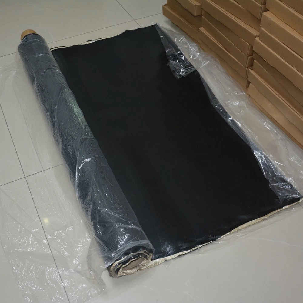 Oil Resistant Inflaming Retarding Neoprene Coated Fiberglass Fabric
