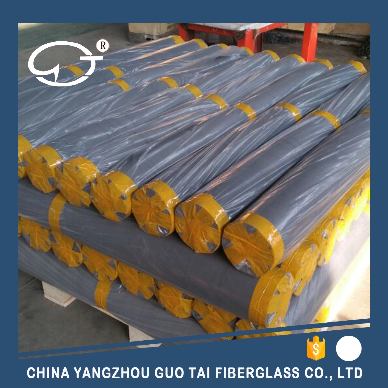Fiberglass Fabric Coated PVC with Properties of Against Water and Fire