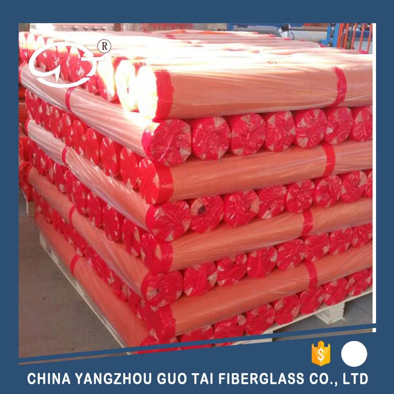 Fiberglass Fabric Coated PVC with Properties of Against Water and Fire
