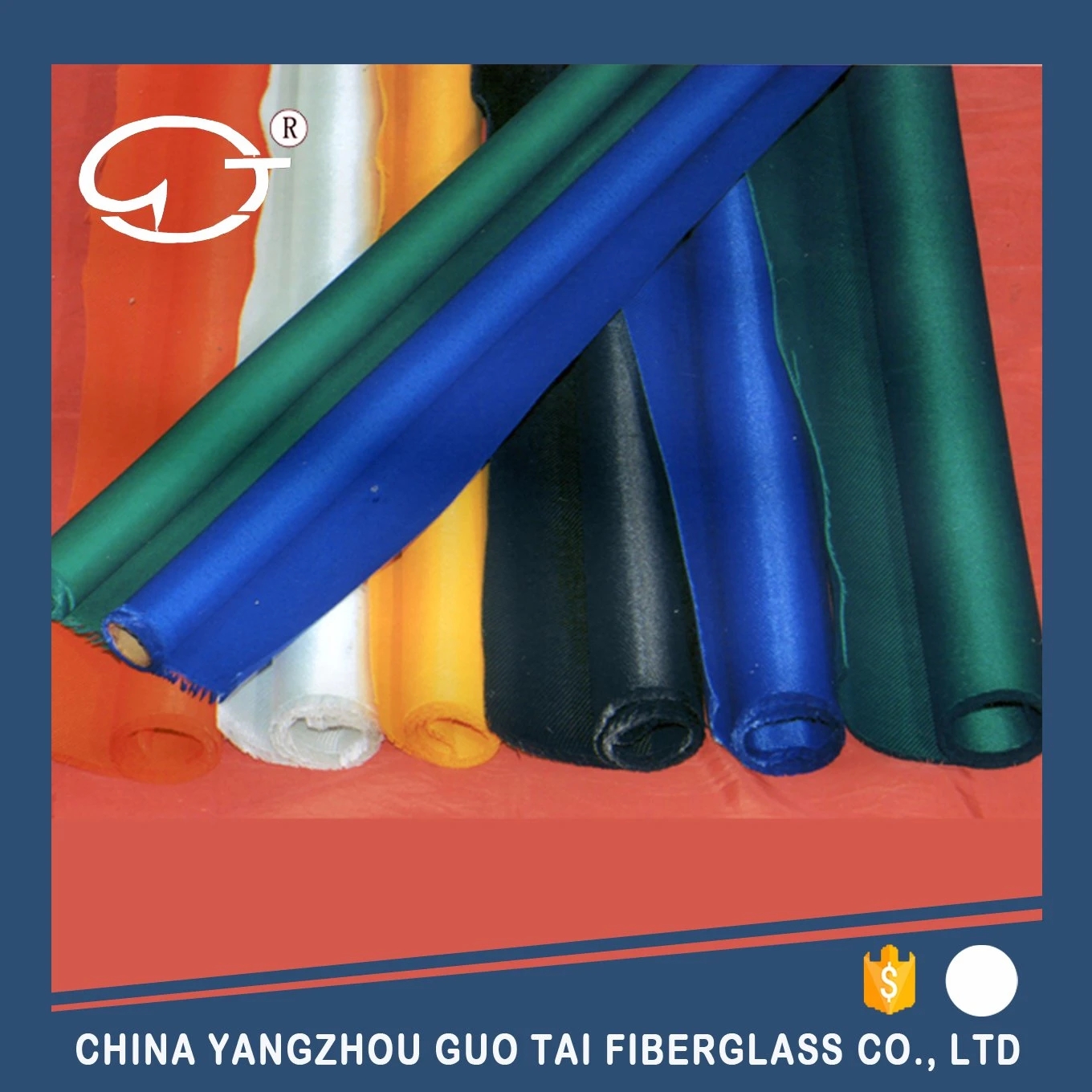 High Quality Dyed Fiberglass Fabric