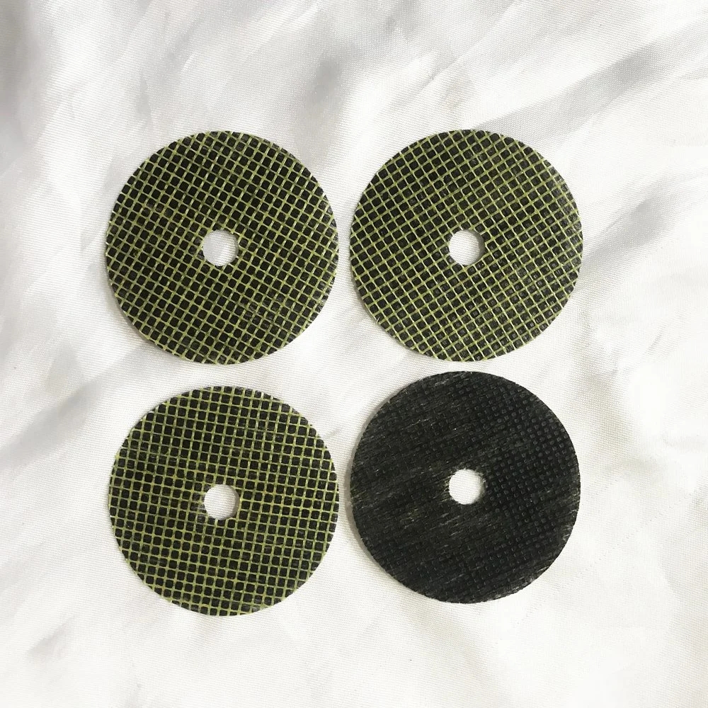 Fiberglass Reinforced Mesh Discs for Grinding Wheel Coated with Black Non-Woven Fabric OD: 73mm /ID: 11mm
