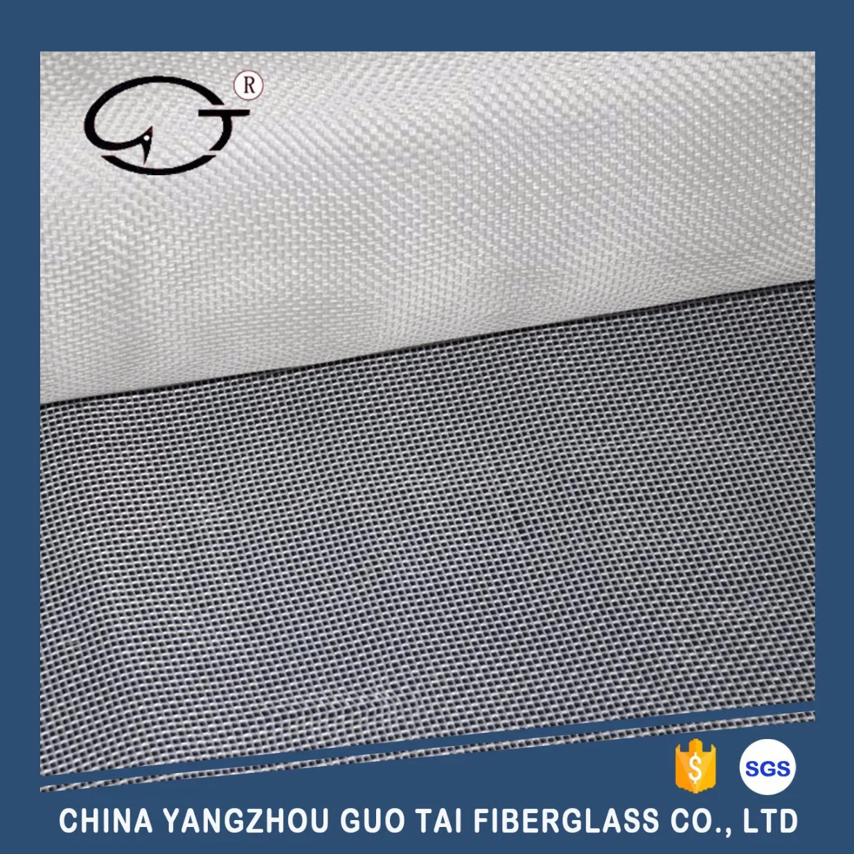 High Strength Plain or Leno Fiberglass Mesh for Grinding Wheel