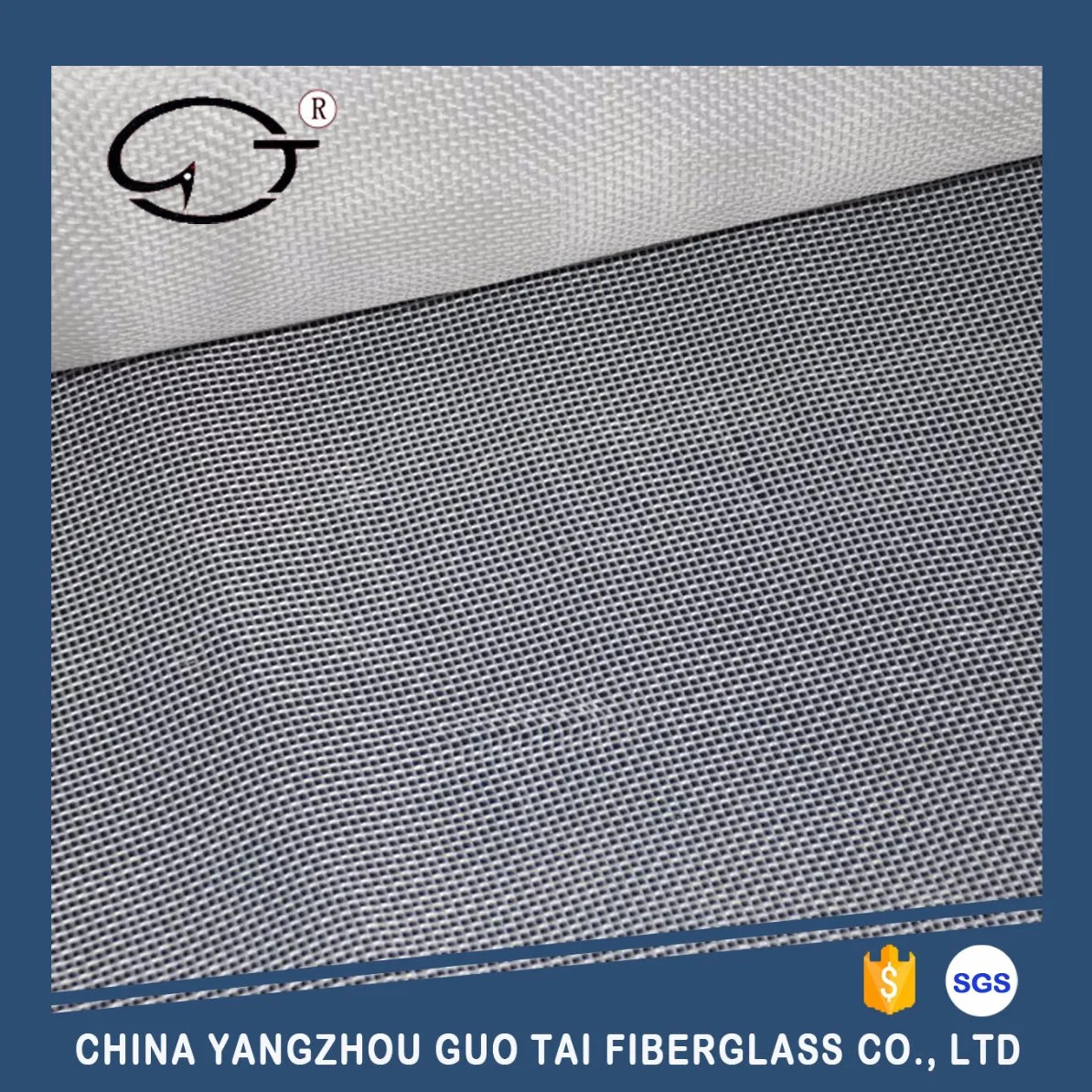 High Strength Plain or Leno Fiberglass Mesh for Grinding Wheel