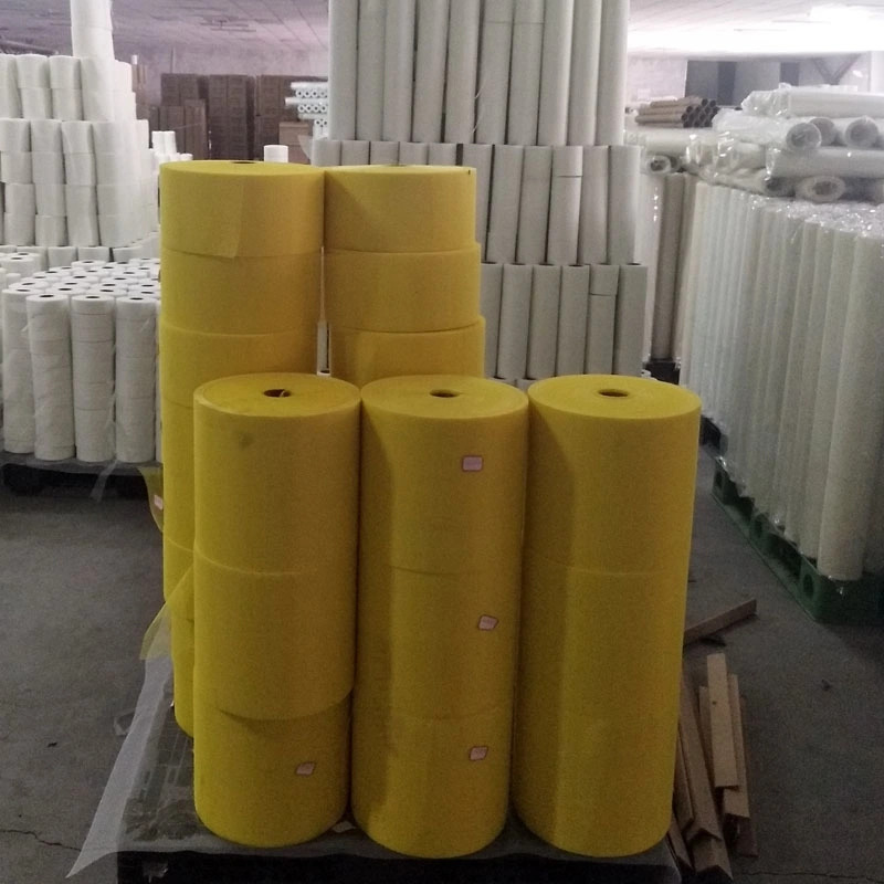 Yellow Alkali Resistant Mesh Slitted