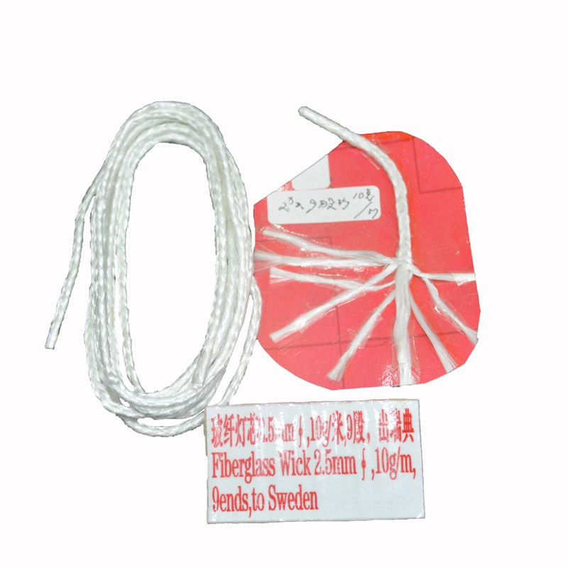 Weaving Long Service Life and Non-Knot Fiberglass Round Wick