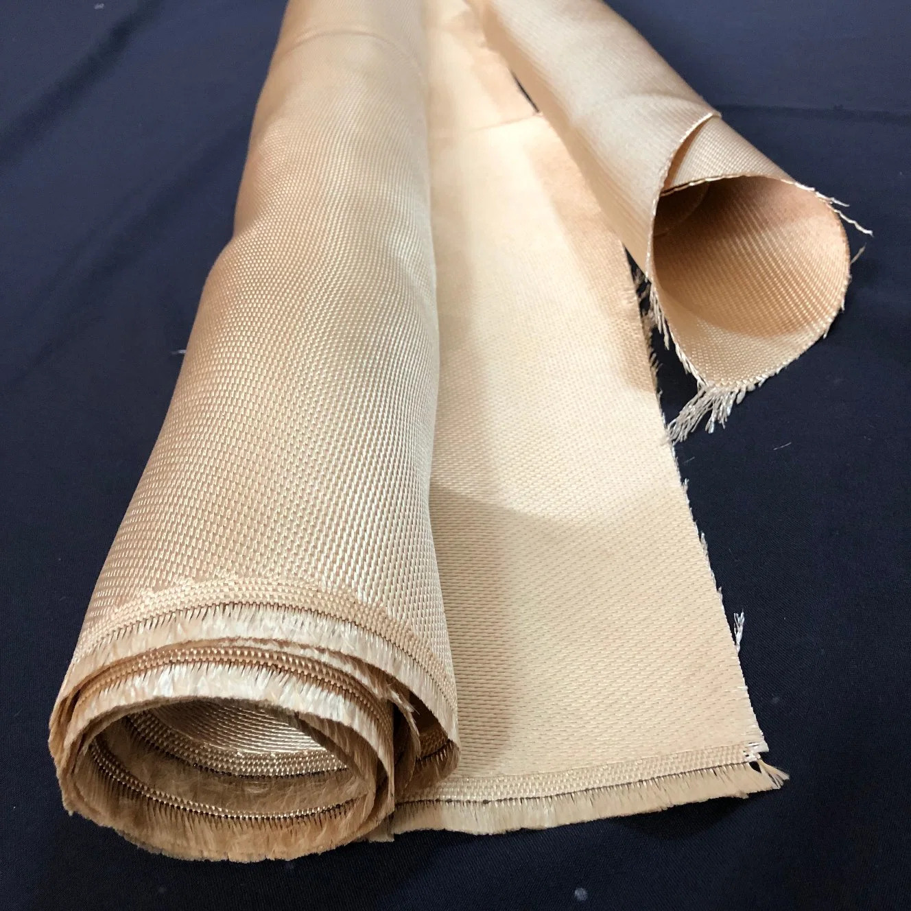 Fall Prevention Yarn 1240G/M2 High Silica Fabric Coated 3% PU