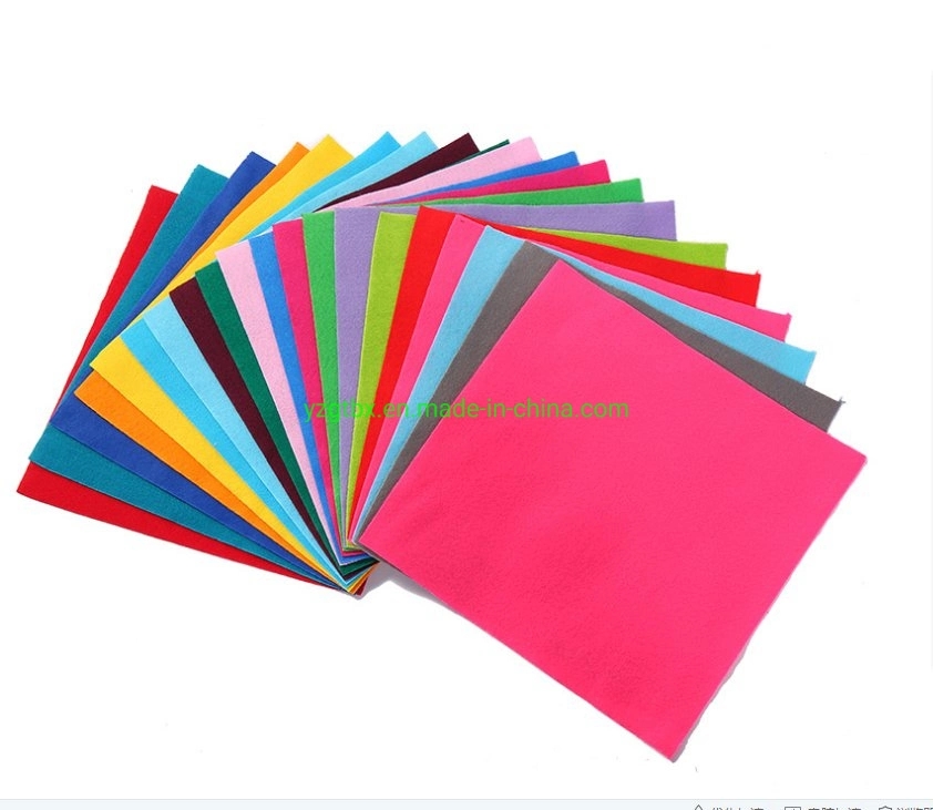 Colored Polyester Non Woven Felt