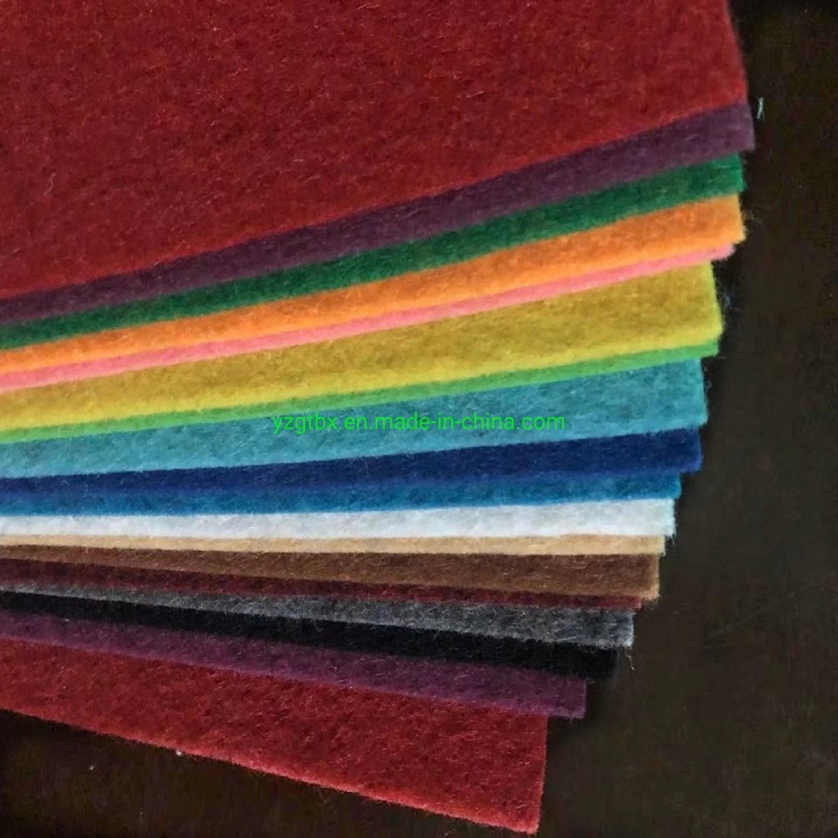 Colored Polyester Non Woven Felt