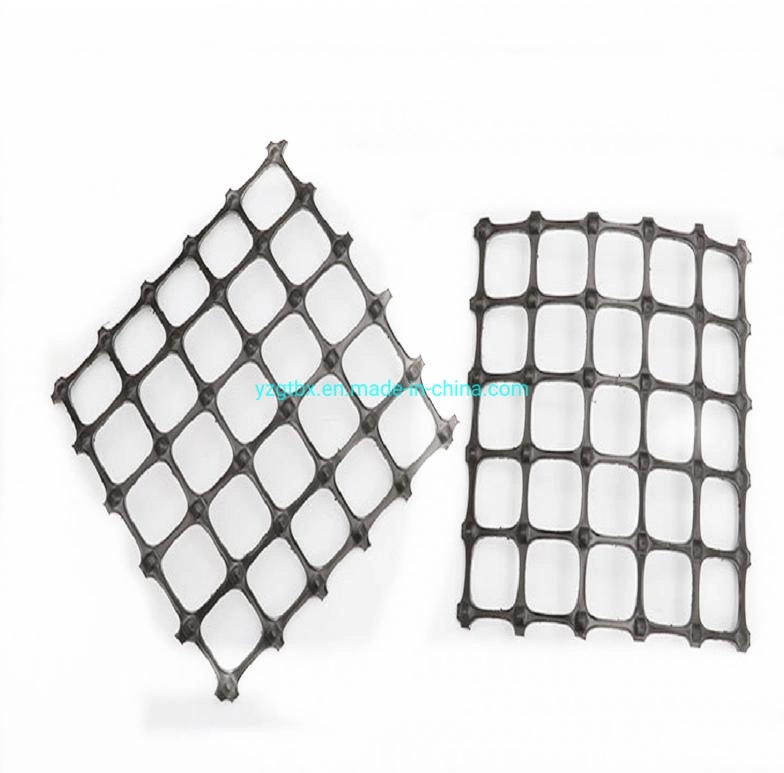 Plastic PP Geogrid Biaxial Geogrid for Road Railway Construction Reinforcement