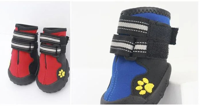 dog boots waterproof shoes for dogs with anti-slip sole and skid proof