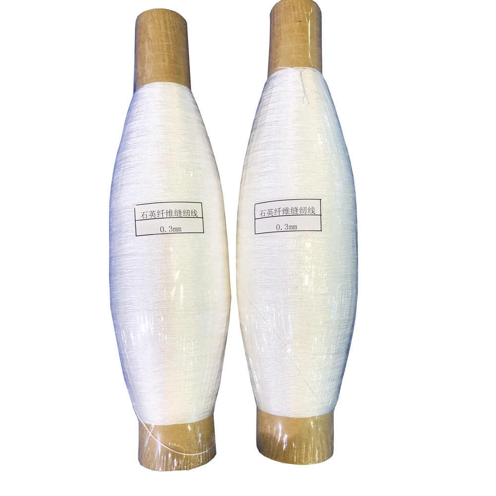 Temperature Resistance 99.95% Sio2 Quartz Twisted Yarn