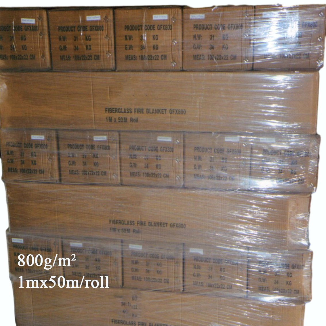 (3731) 310G/M2 Fiberglass Based Fabric for Fire Blanket