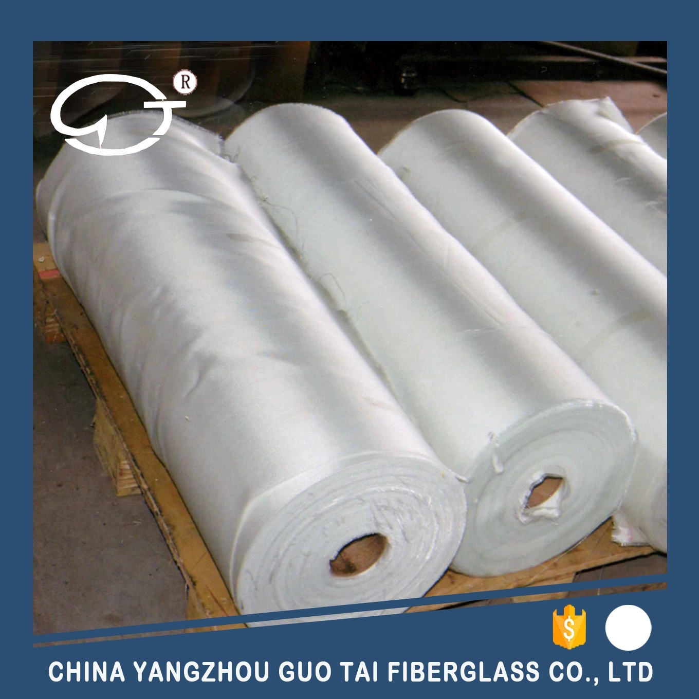 Household Fire Blanket (White Fiberglass Fabric)