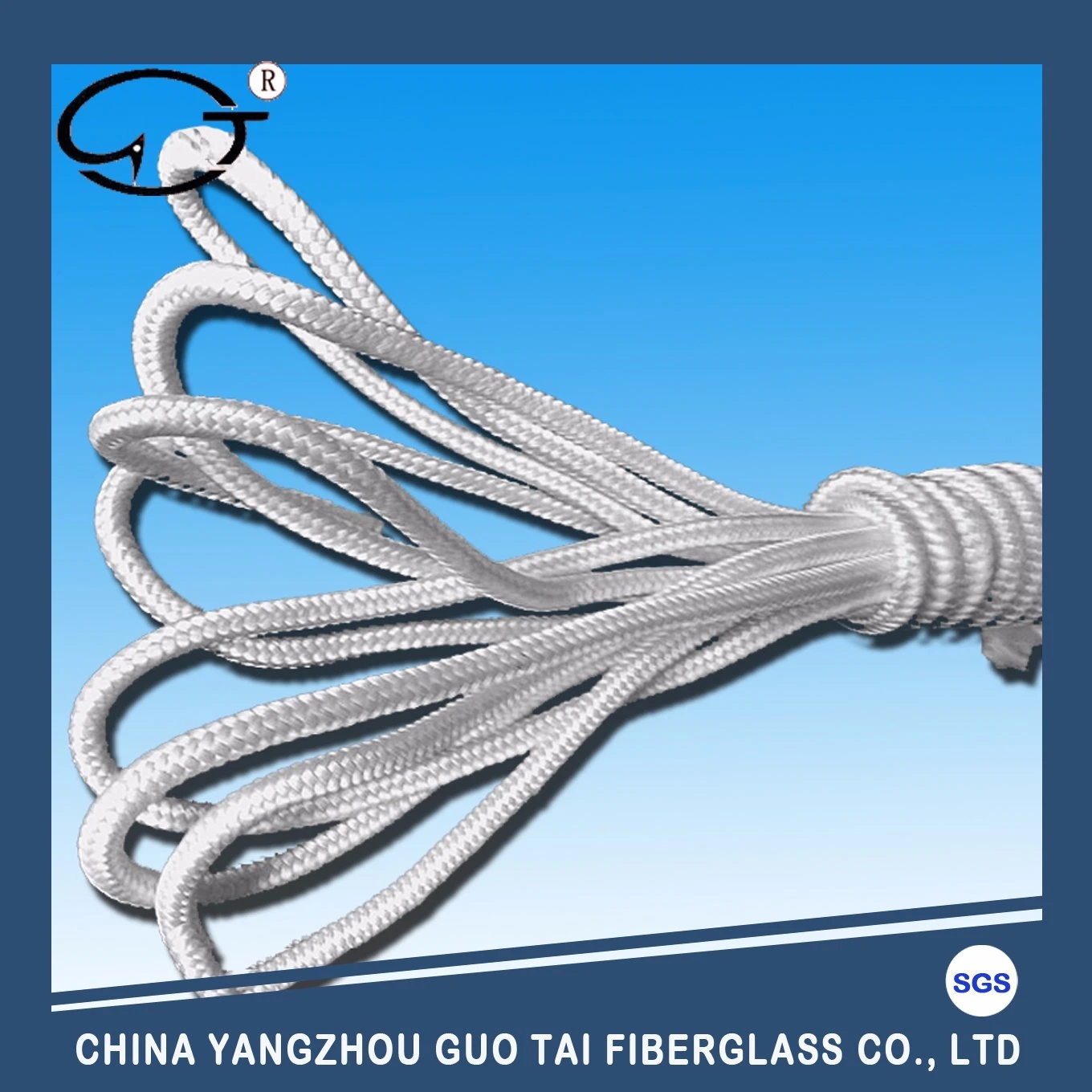 High Quality High Tensile Polyethelene Braided Rope for Shipping Boat