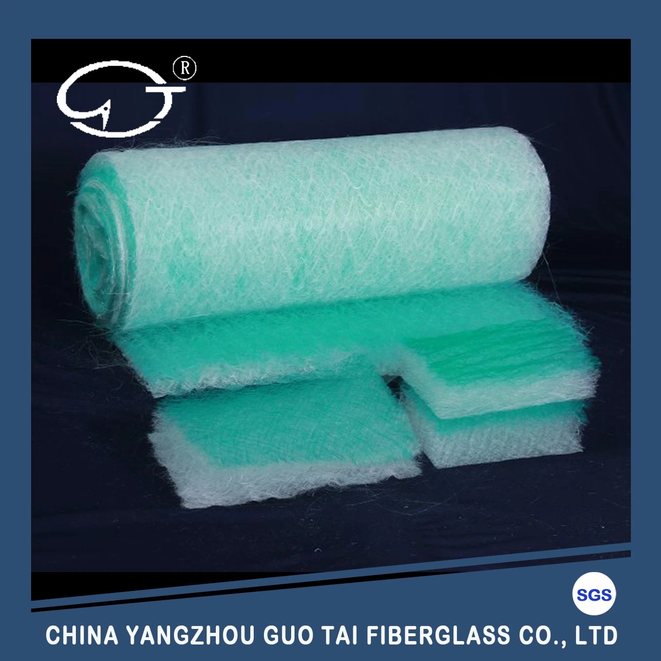 240GSM Fluffy Fiberglass Filter Felt for Air Filtering