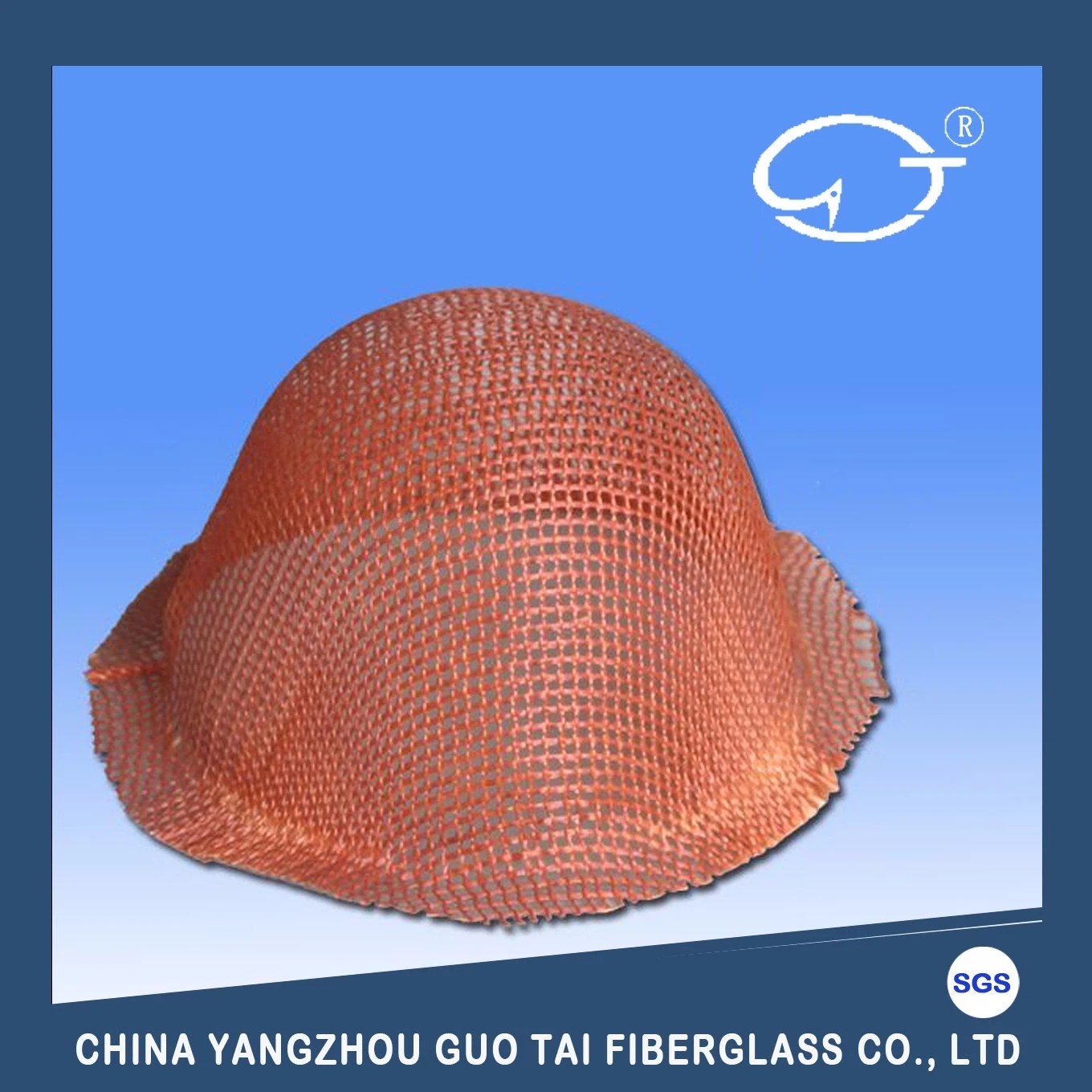 Hat Shape Molten Aluminum Water Fiberglass Filter Mesh