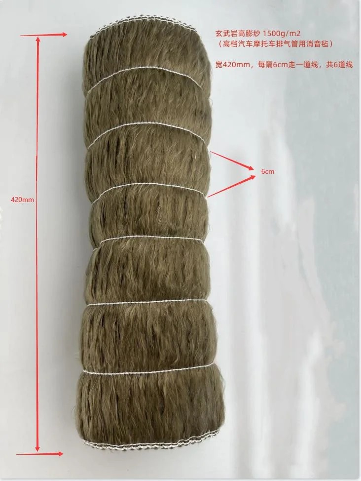 Basalt Texturzied Mat for Air Filitering