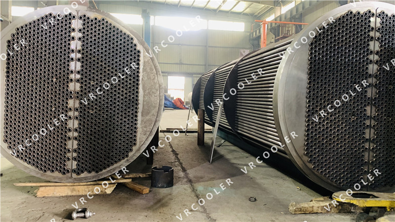 In which industry shell and tube heat exchanger is used?