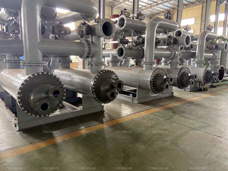 Shell and Tube Heat Exchangers for Condensers and Evaporators in Air Conditioning Systems