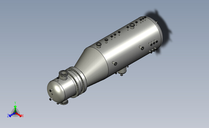 Tubular Shell and Tube Condenser Stainless Steel Heat Exchanger 2
