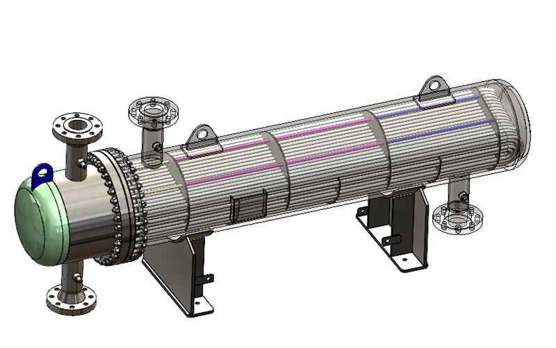 Shell Tube Vacuum Condenser