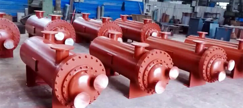 Shell Tube Type Dry Expansion Evaporator for Process Cooling